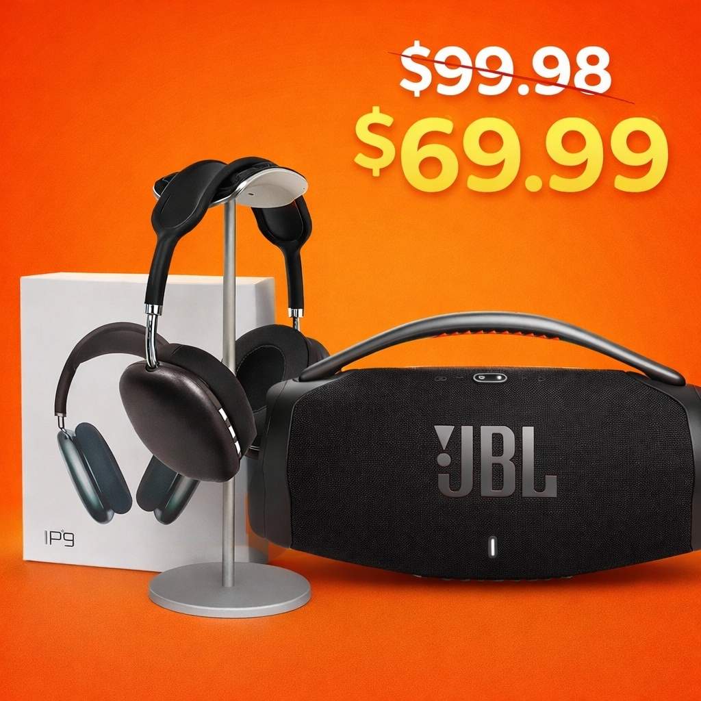 OFERTA JBL BOOMBOX3 MAS AUDIFONOS P9